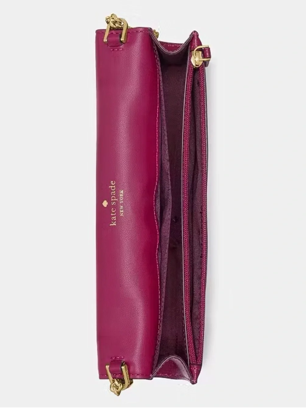 ♠️Kate Spade New York Scarlett Wallet On Chain, Dark Raspberry NWT